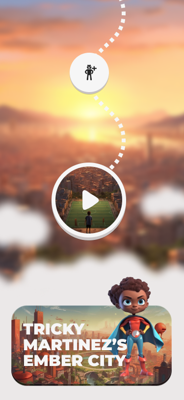 The snake as we called it. It was a way to show the user how far they had progressed in the story, and what choices they had made. It was also used to show the user which characters, objects, and locations were part of the story.